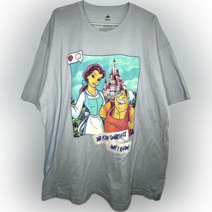 Disney Princess Belle & Maurice Social Post T-Shirt Size 2X